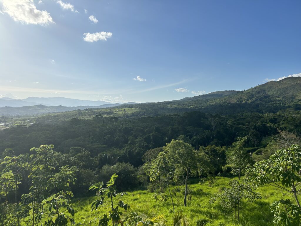 Green hills around Tarapoto, Peru