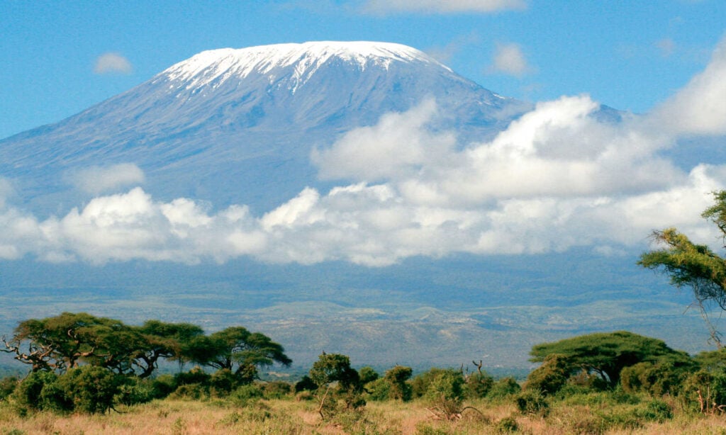 Mount Kilimanjaro rising above the plains